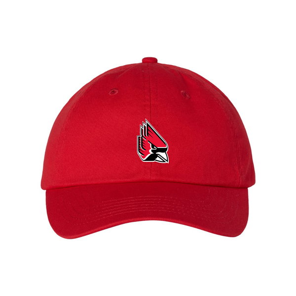 Ball State Cardinals   Valucap Adult Bio-Washed Classic Dad Hat