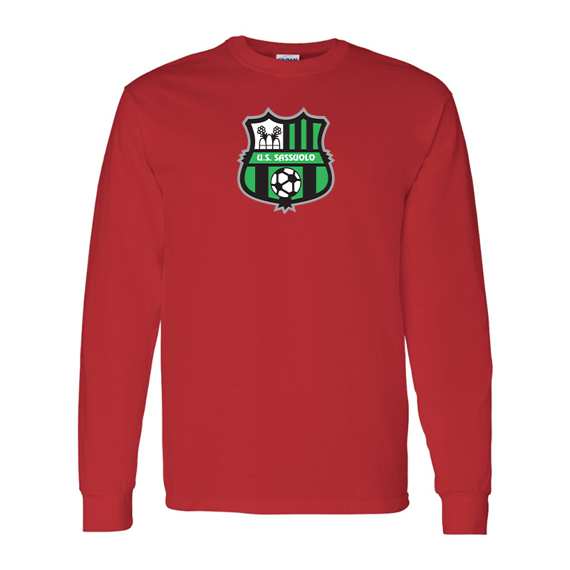 Men's U.S. Sassuolo Soccer Gildan Heavy Cotton Long Sleeve T-Shirt