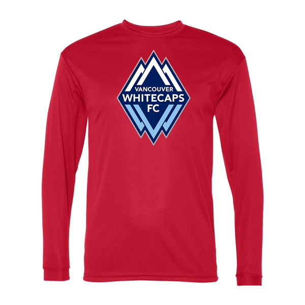 Men's Vancouver Whitecaps FC Polyester Long Sleeve T-Shirt