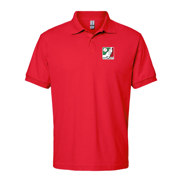 Men's Italian Baseball League Logo Dry Blend Polo