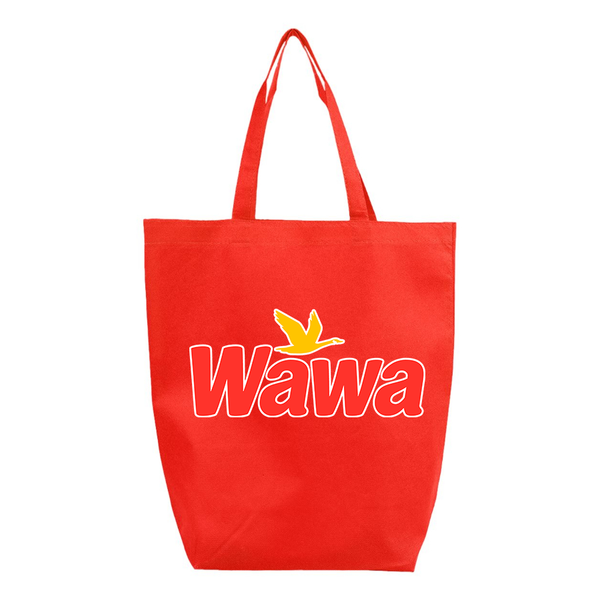 Wawa Gas Station Q-Tees Non-Woven Gusset Bottom Tote