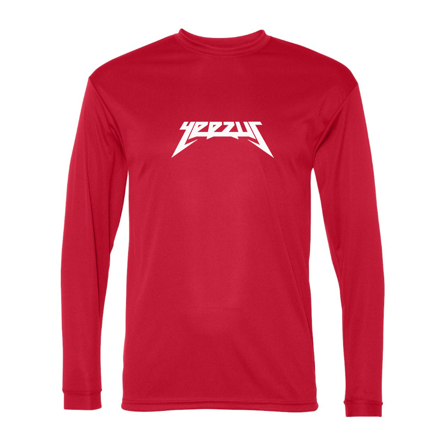 Men’s Kanye West Yeezus Music - Polyester Long Sleeve T-Shirt