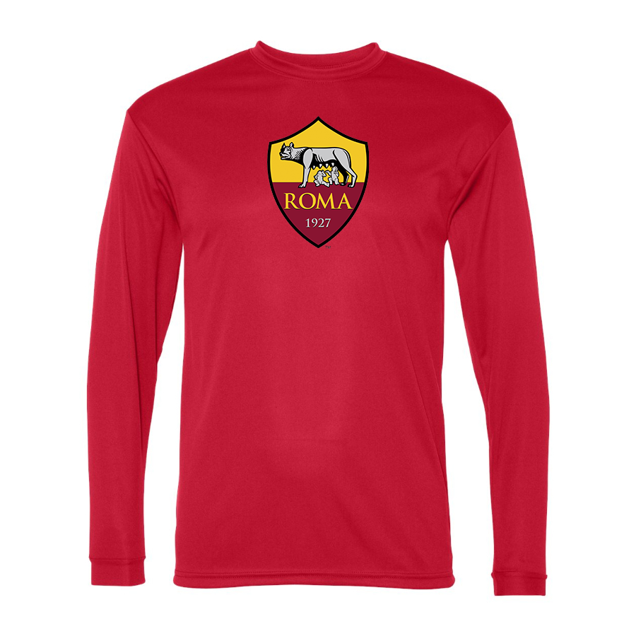 AS Roma FC Polyester Long Sleeve T-Shirt