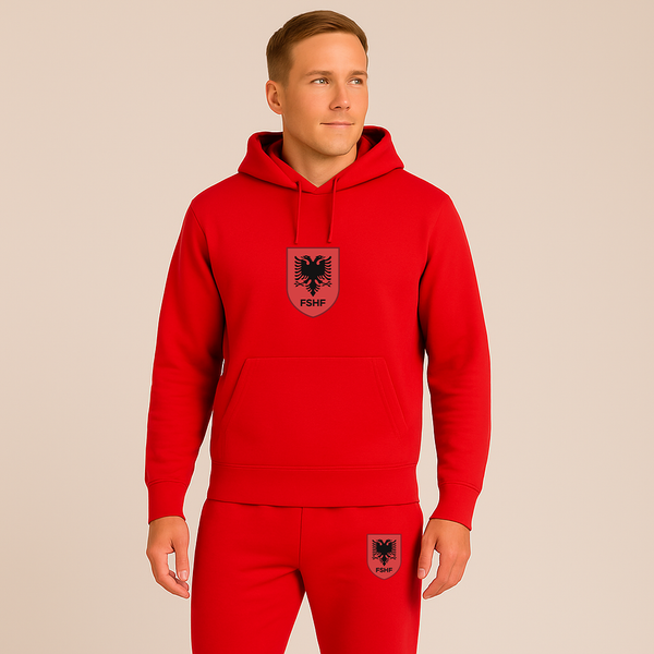 Men's Albania National Soccer Team Hoodie Joggers Set
