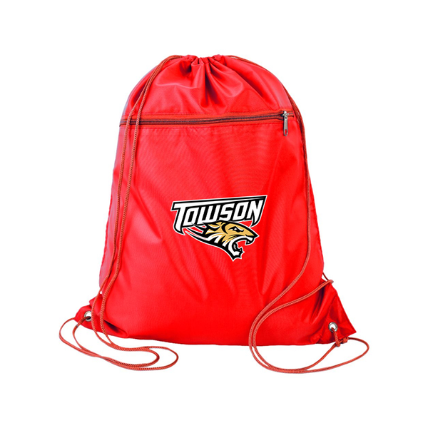 Towson Tigers Q-Tees - Polyester Cinchpack