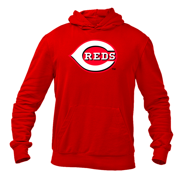 Men's Cincinnati Reds Logo Pullover Hoodie