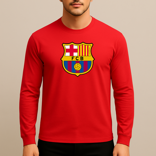 Men's F.C. Barcelona Soccer Long Sleeve T-Shirt
