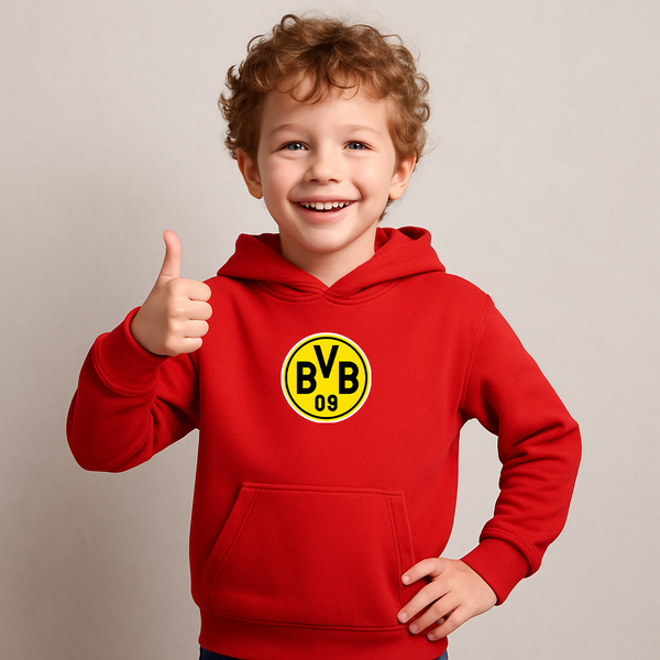 Youth Kids Borussia Dortmund BVB FC Pullover Hoodie