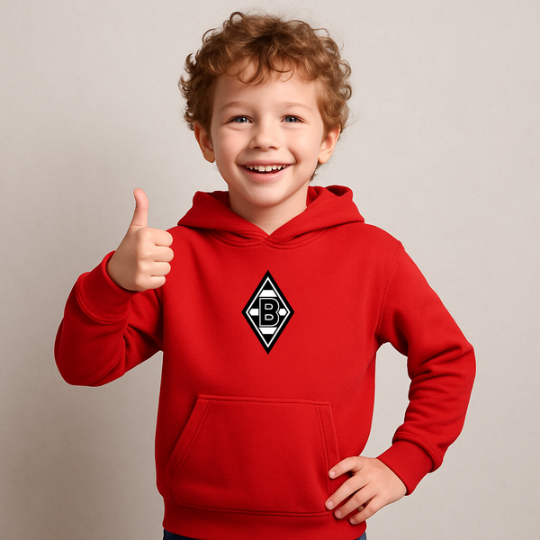 Youth Kids Borussia Monchengladbach FC Pullover Hoodie