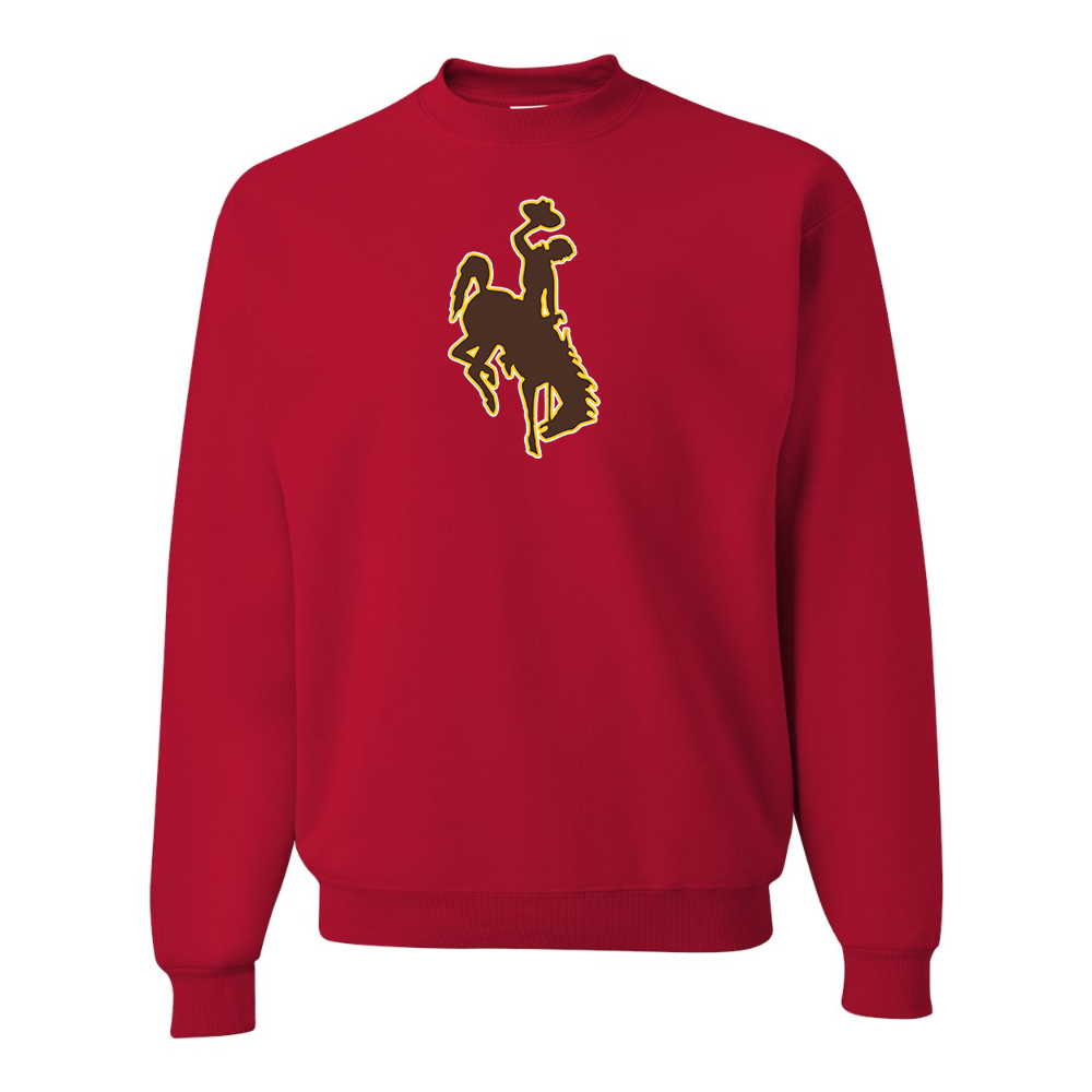 Men's  Wyoming CowboysJERZEES NuBlend Crewneck Sweatshirt