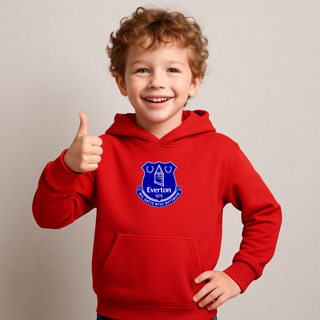 Youth Kids Everton FC  Pullover Hoodie