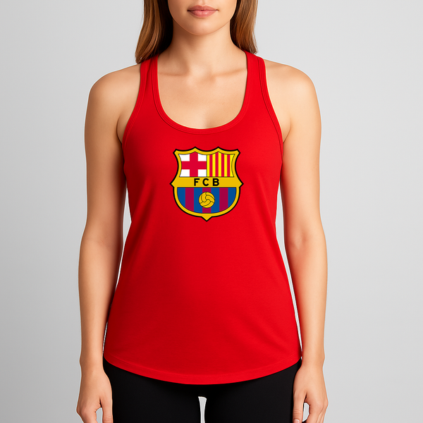 Women's F.C. Barcelona Soccer Racerback Tank Top
