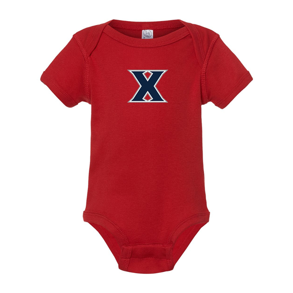 Xavier Musketeers  Rabbit Skins Infant Baby Rib Bodysuit