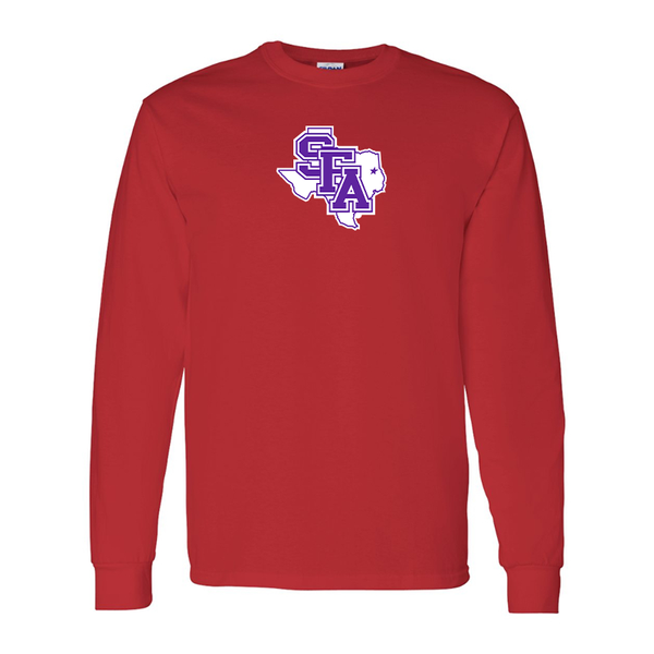 Men's Stephen F. Austin Lumberjacks  Gildan Heavy Cotton Long Sleeve T-Shirt