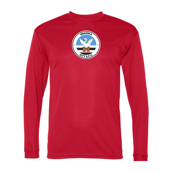 Men's Swansea City Soccer Performance Long Sleeve T-Shirt