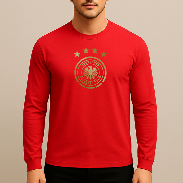 Men's Germany Soccer Long Sleeve T-Shirt