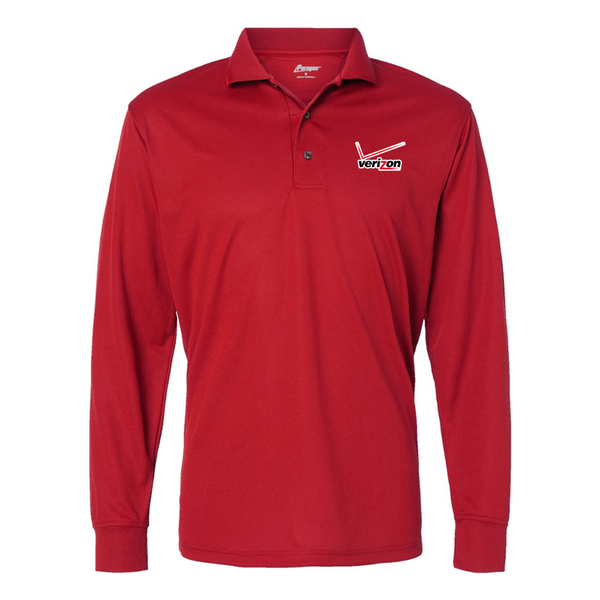 Men's  Verizon Wireless Paragon Prescott Long Sleeve Polo