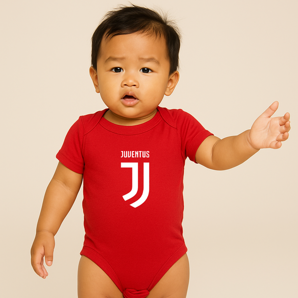 Baby Juventus Soccer Romper Onesie