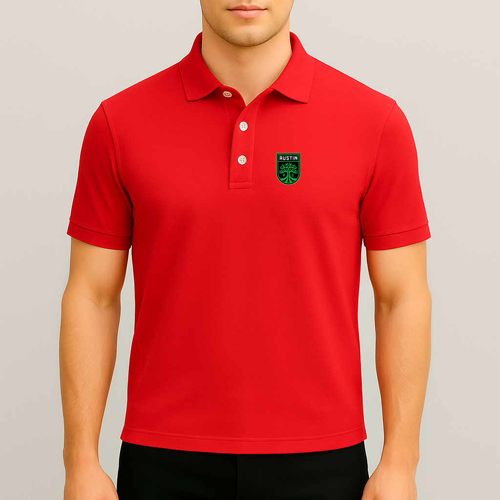 Men's Austin FC Dry Blend Polo