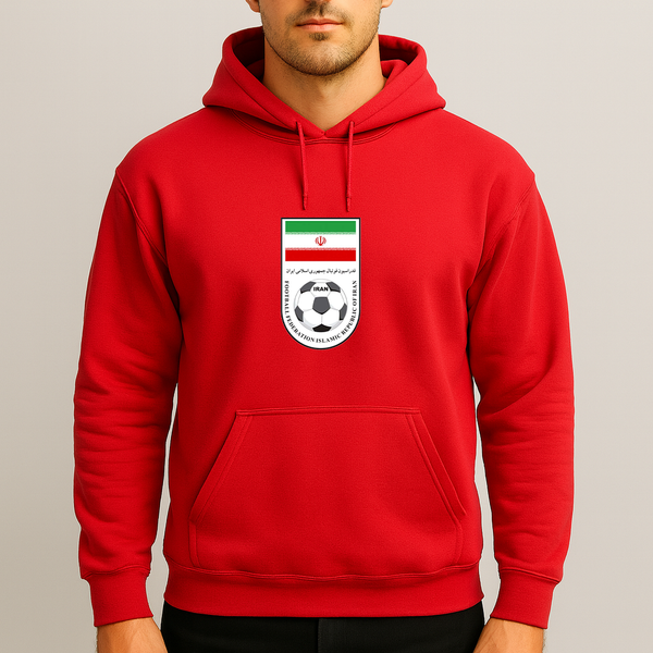 Men's Iran National Soccer Team Pullover Hoodie