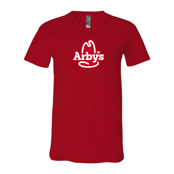 Men's Arbys BELLA + CANVAS - Jersey V-Neck T-Shirt