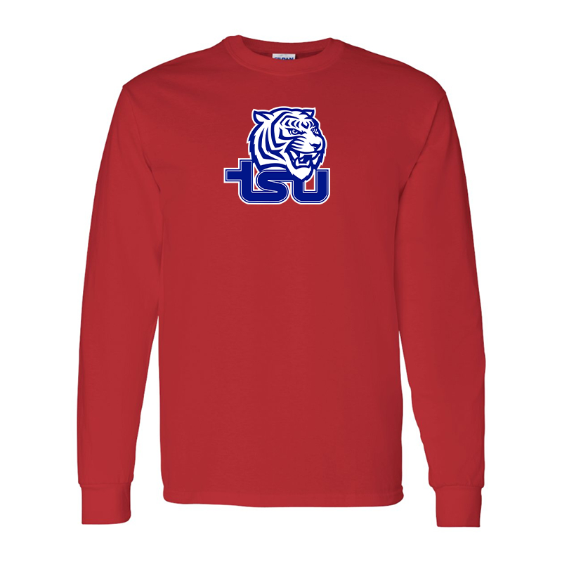 Men's Tennessee State Tigers Gildan Heavy Cotton Long Sleeve T-Shirt