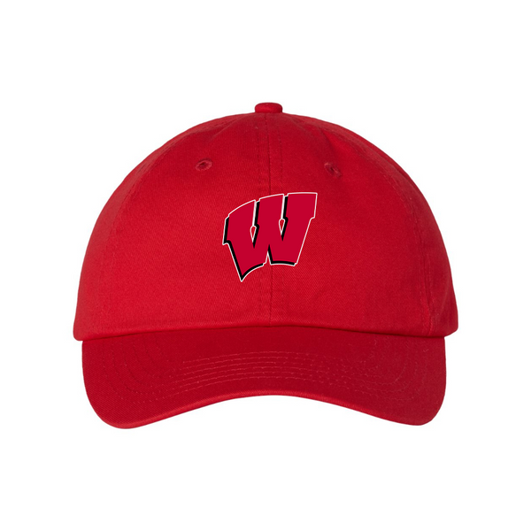 Wisconsin Badgers  Valucap Adult Bio-Washed Classic Dad Hat