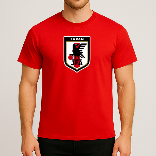 Men's Japan National Soccer Team Cotton T-Shirt