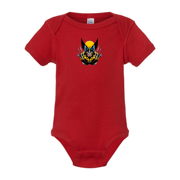 Wolverine 2025 Art   Rabbit Skins Infant Baby Rib Bodysuit