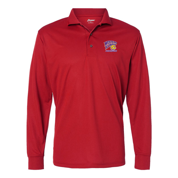 Men's Western Illinois Leathernecks Paragon Prescott Long Sleeve Polo