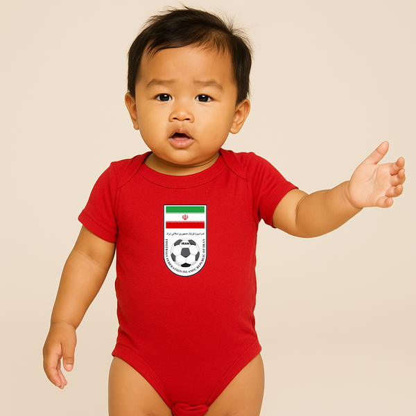 Iran National Soccer Team Baby Romper Onesie