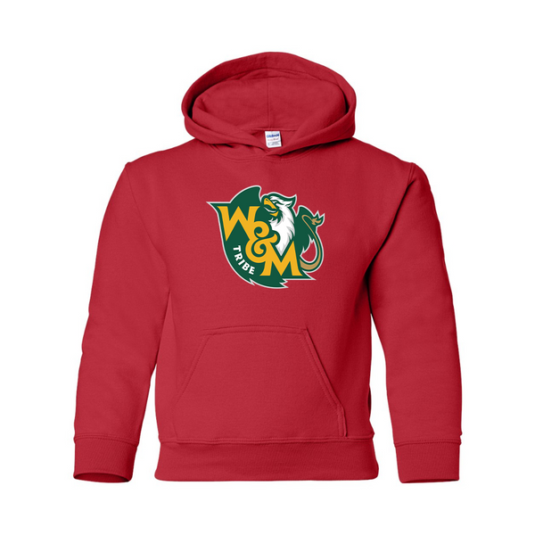 Youth  William and Mary Tribe Gildan Heavy Blend  Hooded Sweatshirt