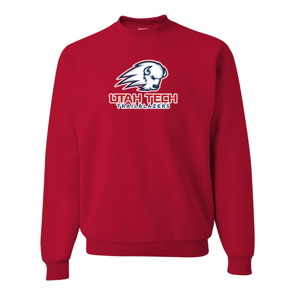 Men's Utah Tech Trailblazers JERZEES NuBlend Crewneck Sweatshirt