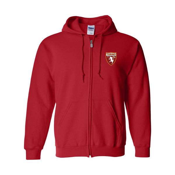 Men's Torino Soccer Gildan  Heavy Blend Full Zip Hooded Sweatshirt