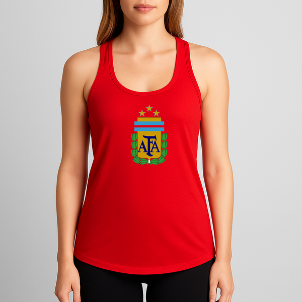 Women's Argentina National Soccer Team Racerback Tank Top