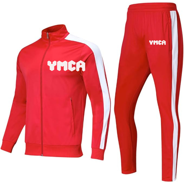 Men's   YMCA Mauve  Dri-Fit TrackSuit