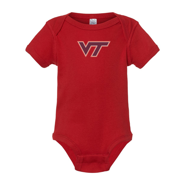 Virginia Tech Hokies  Rabbit Skins Infant Baby Rib Bodysuit