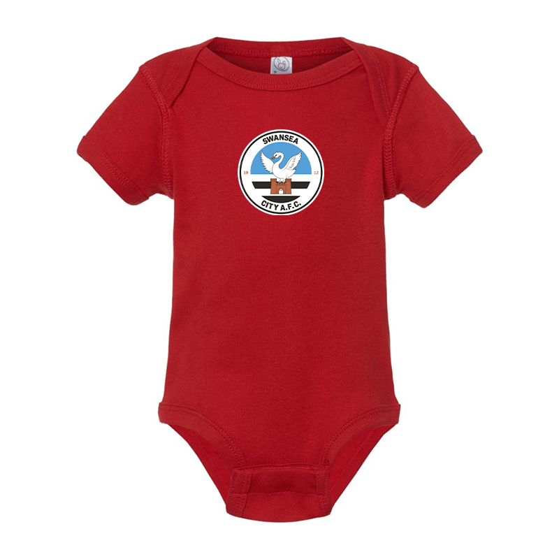Swansea City Soccer  Baby Romper Onesie
