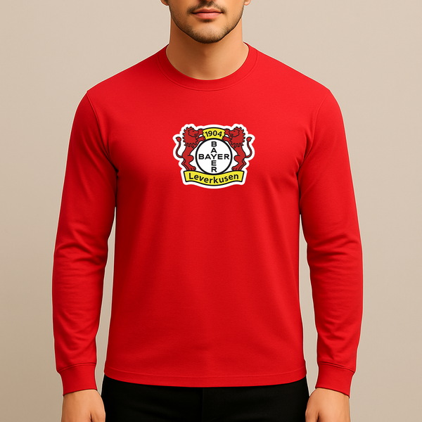 Men's Bayer Leverkusen FC Long Sleeve T-Shirt