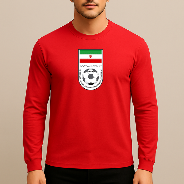 Men's Iran National Soccer Team Long Sleeve T-Shirt