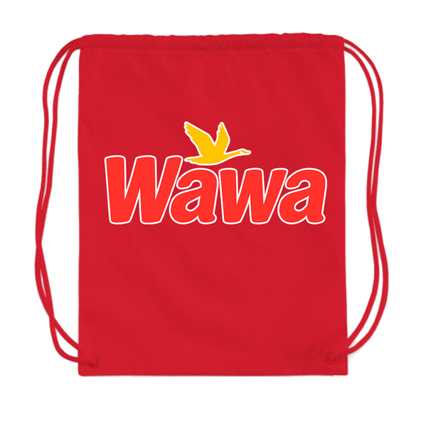 Wawa Gas Station Drawstring Bag