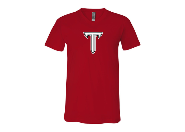 Troy Trojans BELLA  CANVAS - Jersey V-Neck T-Shirt