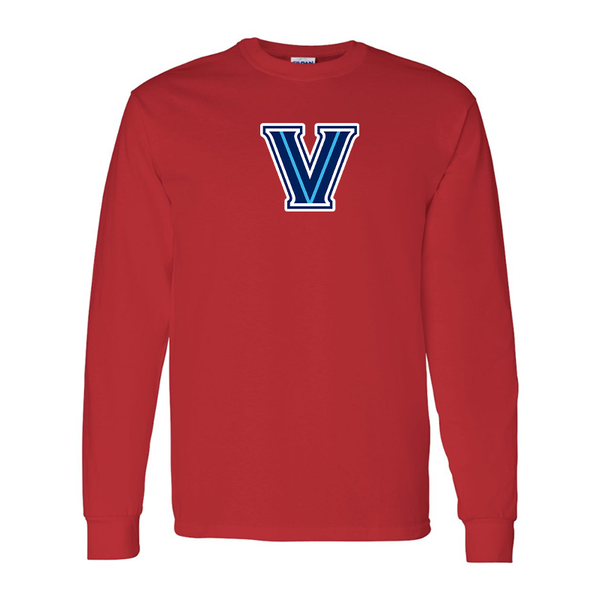 Men's Villanova Wildcats Gildan Heavy Cotton Long Sleeve T-Shirt