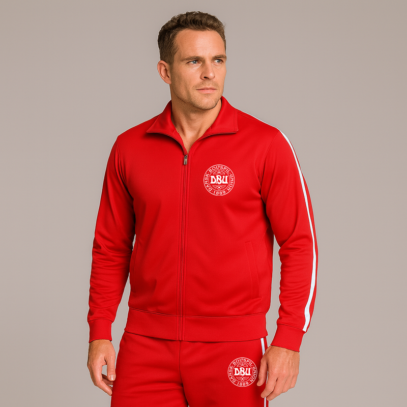 Men's Denmark Soccer Logo Dri-Fit TrackSuit
