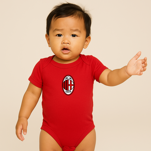 Baby AC Milan Soccer Romper Onesie