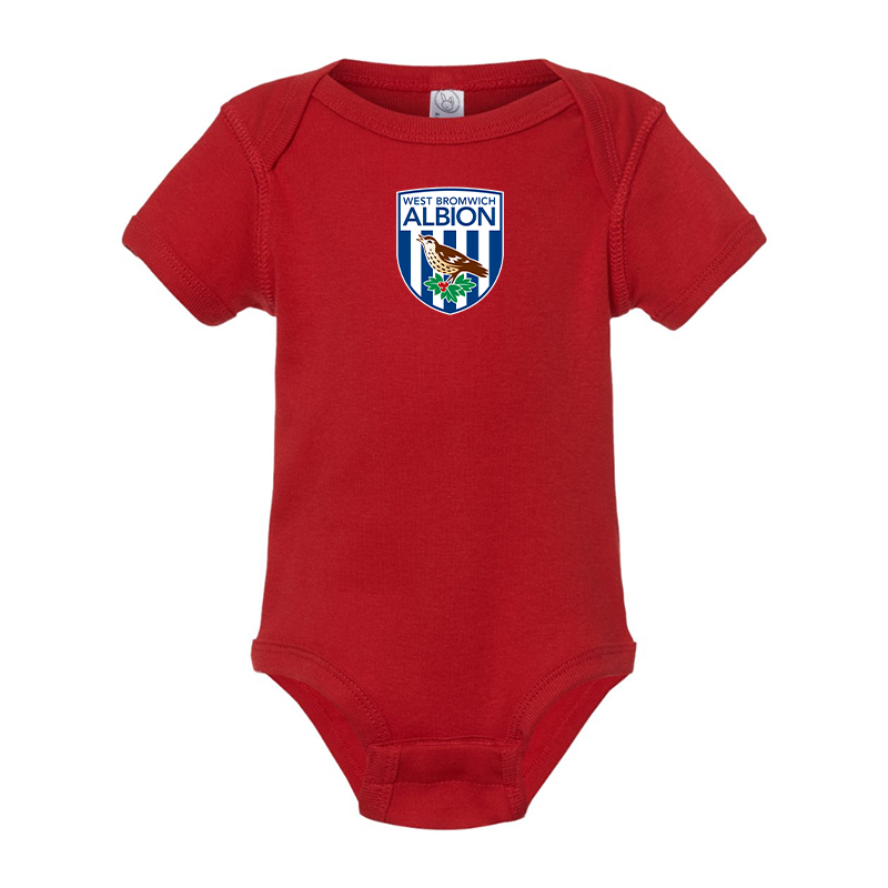 West Bromwich Albion Soccer  Baby Romper Onesie