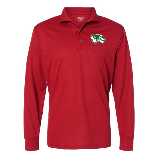 Men's Utah Valley Wolverines Paragon Prescott Long Sleeve Polo
