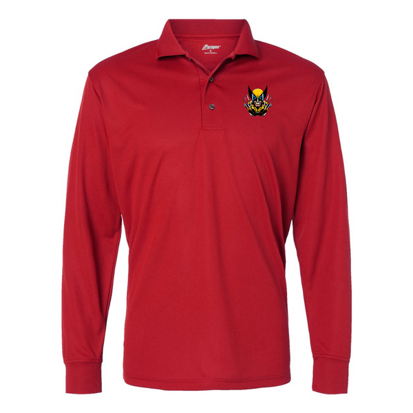 Men's Wolverine 2025 Art  Paragon Prescott Long Sleeve Polo