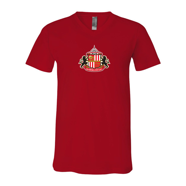 Sunderland AFC Soccer BELLA  CANVAS - Jersey V-Neck T-Shirt