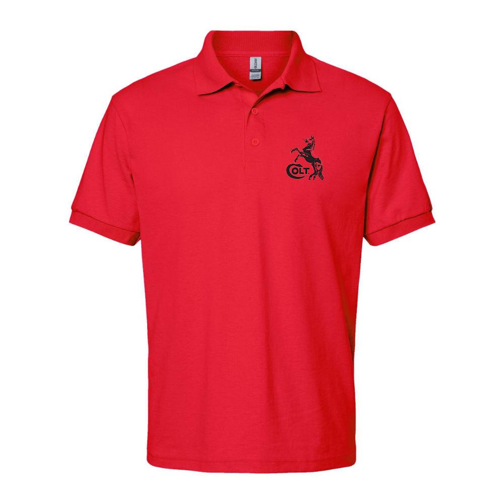 Men's Colt Horse Dry Blend Jersey Polo - Red